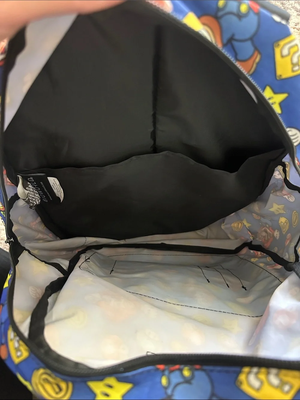 Nintendo Super Mario Blue Kids Backpack